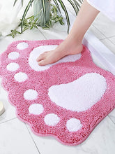 Bathroom Rugs Mats Water Absorbent Non-Slip Mat Used in Bathroom, Shower, Room, Etc.Soft Flocking Bath Mat Machine Washable Bath Mat Bathroom Mat